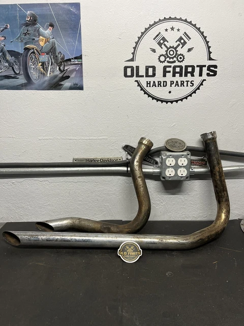 Harley Exhaust Shovelhead Panhead Chopper Bobber vintage