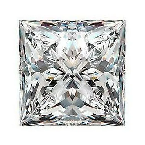 New .20 cttw 3.25MM Lab Lannyte Princess Cut Simulated Diamond Loose Stone