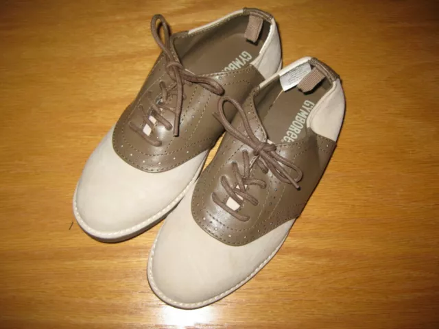 NWOT Gymboree Savanna Party Size 12 Tan Brown Saddle Dress Shoes Holiday