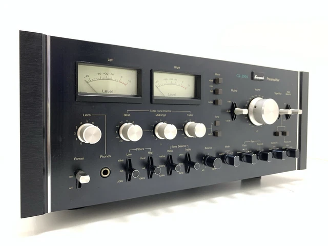 Sansui Ca 3000 Stereo Pre Verstärker Vintage 1975 High End Work Perfect Good Uvm