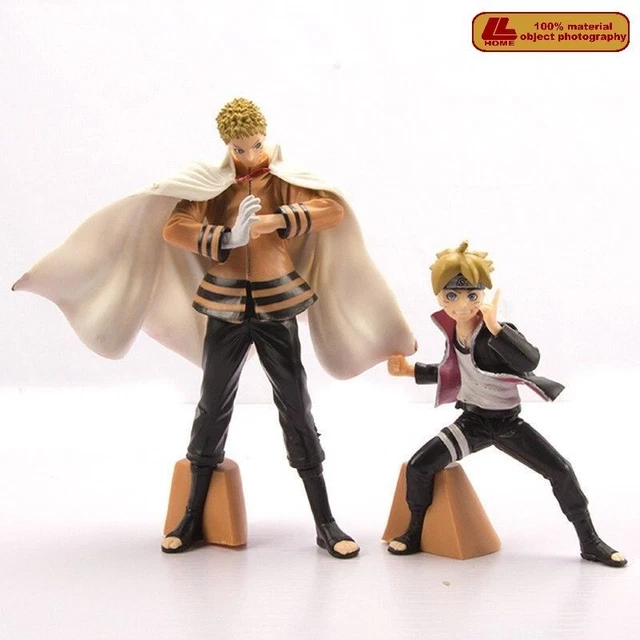 ANIME NARUTO SHIPPUDEN Uzumaki Boruto Father & Son Battle PVC Figure