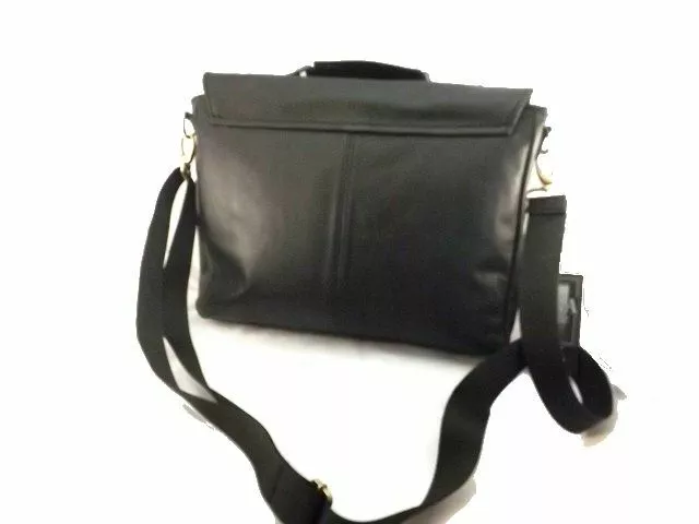 Borsa A Tracolla Uomo Messenger Vera Pelle, Mod: George-Pr Nero 2