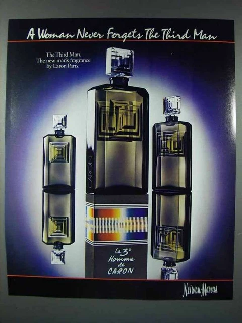 1986 Caron The Third Man Cologne Ad
