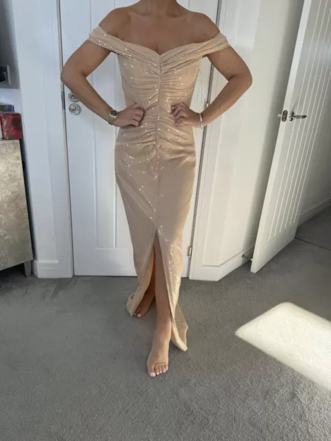 Lipsy sequin top bardot bodycon dress online