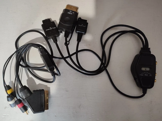 Cavo AV RGB Multifunzionale Con 4 Teste BNC - Per Nintendo 64, Super Nintendo (SFC), Console Retrò, Qualità Video Migliore