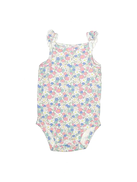 Carter's Girls Pink Short Sleeve Bodysuit 6 Months