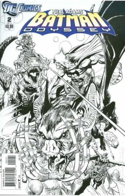 Batman Odyssey Vol 2 #2 Sketch Cover Variant By Neal Adams NM