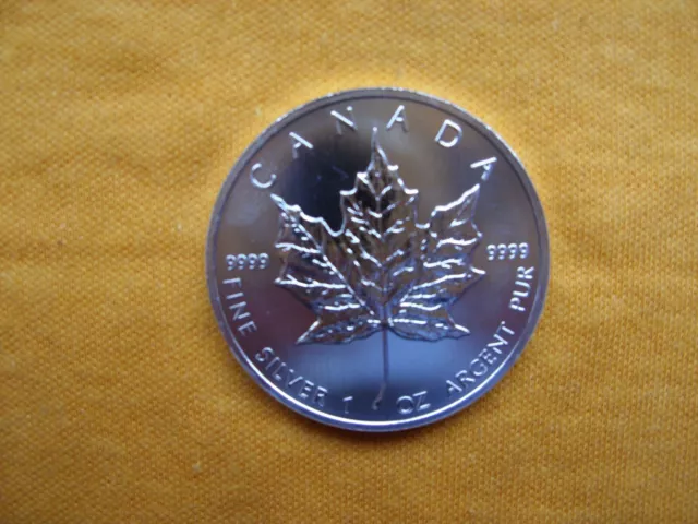 1 Unze Silber Maple Leaf 2013