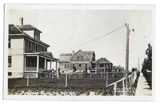 Yutan, NE Nebraska 1910 RPPC Postcard, Residence Street Scene by Slack