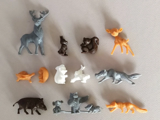 Lot De Jouets Anciens - Roche Aux Fées Et Animaux De La Ferme (vrac)