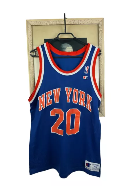 1996 Allan Houston New York Knicks Champion NBA Jersey Size 44