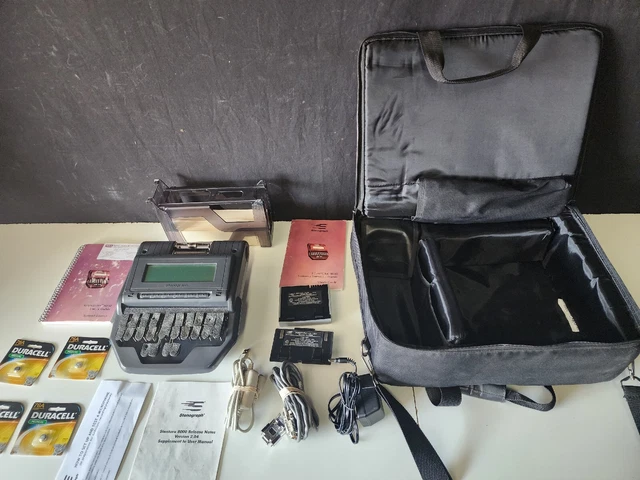 Stenograph Stentura 8000LX Machine & Case