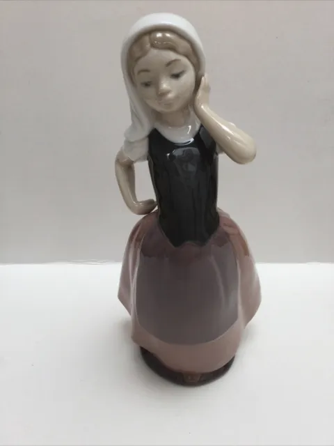 figurine lladro nao porcelain china figures 22cm MCM 1970s