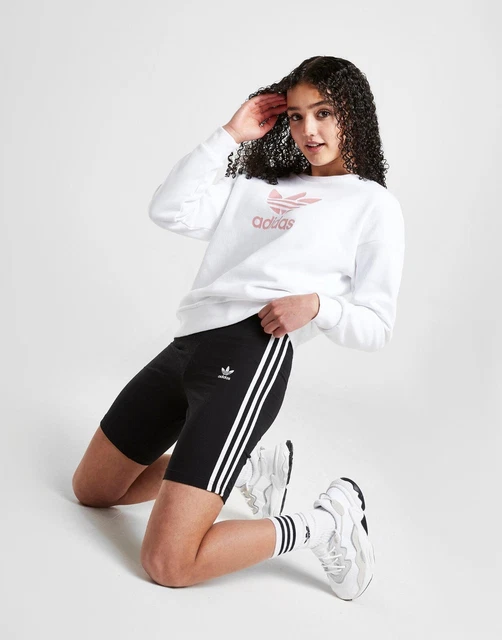 Pantaloncini Da Ciclismo/Palestra Da Ragazza Adidas Originals Neri Età 13-14 Nuovi Con Etichette