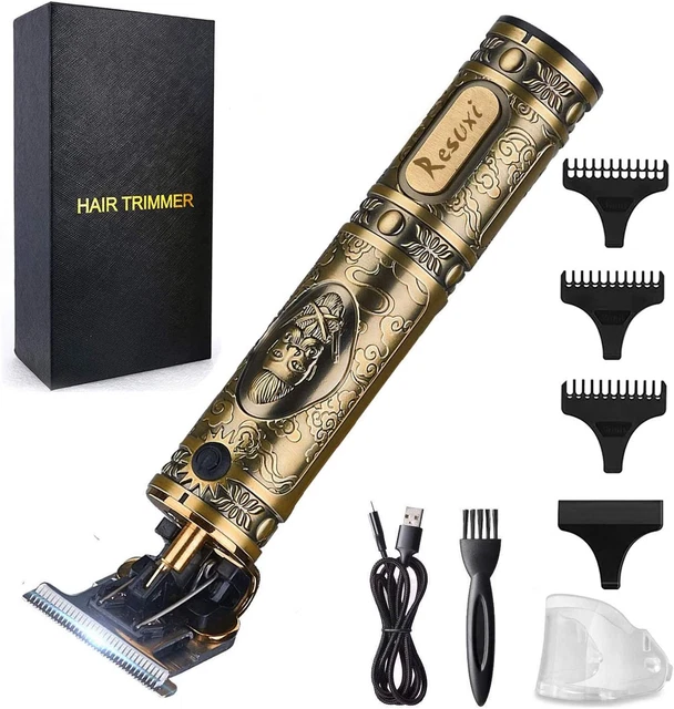 Cortadora de pelo inalámbrica RESUXI para hombre, cortadora de pelo eléctrica profesional barba