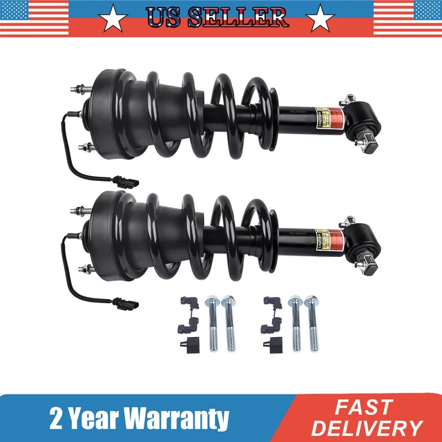 2× Front Shock Strut Coil Spring Assembly For Chevy Tahoe GMC Yukon 2015-2020