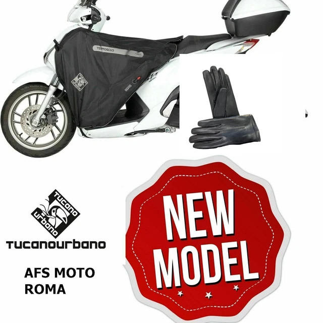 Termoscudo Coprigambe Tucano Urbano R049X Honda Sh 125 150 anno 2002 + Guanti