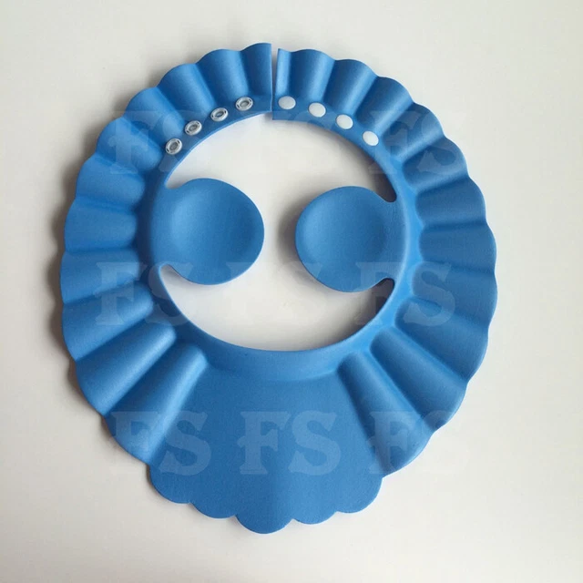Adjustable Baby Shower Cap Ear Cover Kids Children Bath Shield Hat Wash Hair Aus