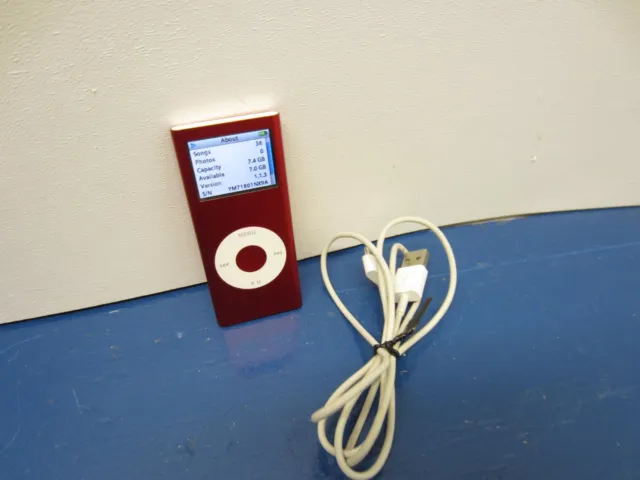 Apple iPod Nano 2nd Generation A1199 8GB)  RED Edition