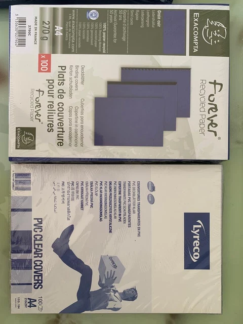 Copertine Per Libri APLI 16915 - Confezione 5 Pezzi, PP Polipropilene, 295mm, Aletta Regolabile - Foto 3