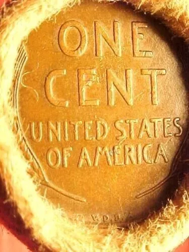 Old Roll Lincoln Wheat Cent Penny 1909 Vdb's Both Ends San Francisco Wrap Obw 3
