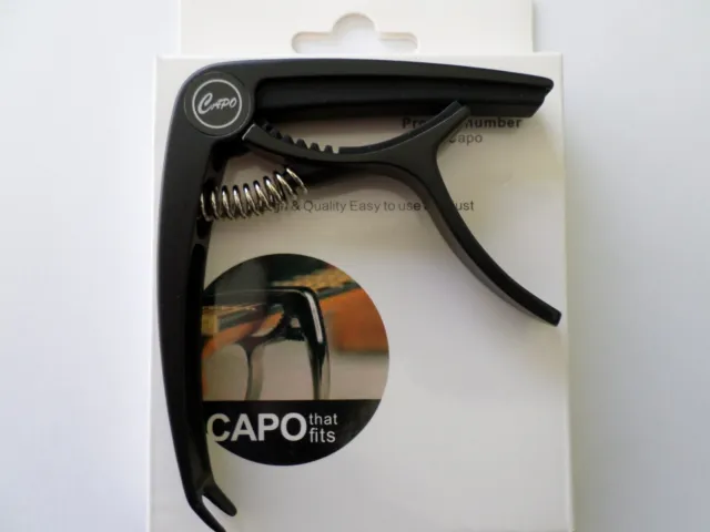 Guitar Capo - Quality Quick Release Metal Trigger Clamp for Acoustic & Electric