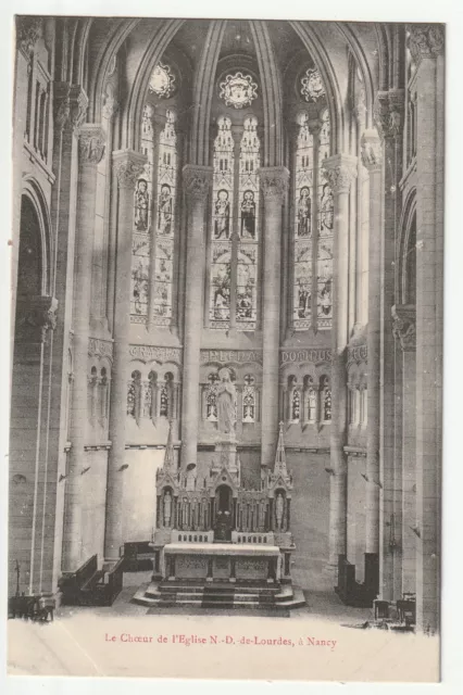 NANCY - Meurthe & Moselle - CPA 54 - Choir of the Church of Notre Dame de Lourdes