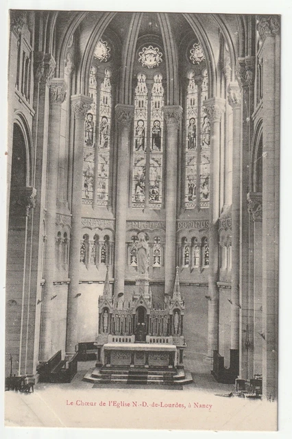 NANCY - Meurthe & Moselle - CPA 54 - Choeur de l' Eglise Notre Dame de Lourdes