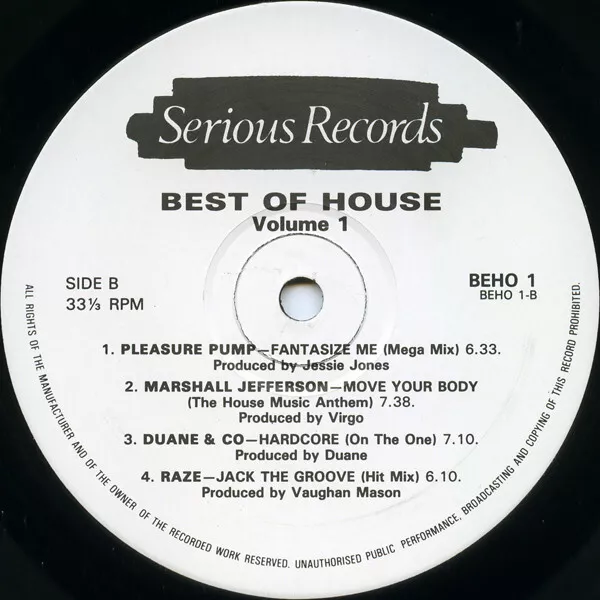 Various - Best Of House Volume 1 (LP, Comp) 3