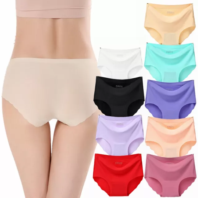 1,3 Pack Women's Panties Briefs Lingerie Comfortable Breathable Soft Underwear