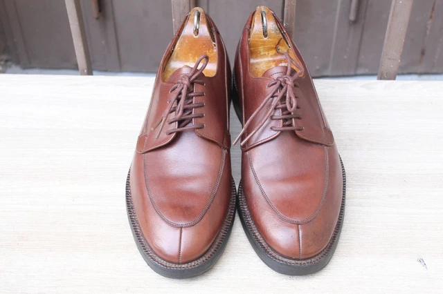 Chaussures Edward Green Windermere Derby En Cuir - Pointure 9 UK / 43 EU - Marron - Occasion Très Bon état