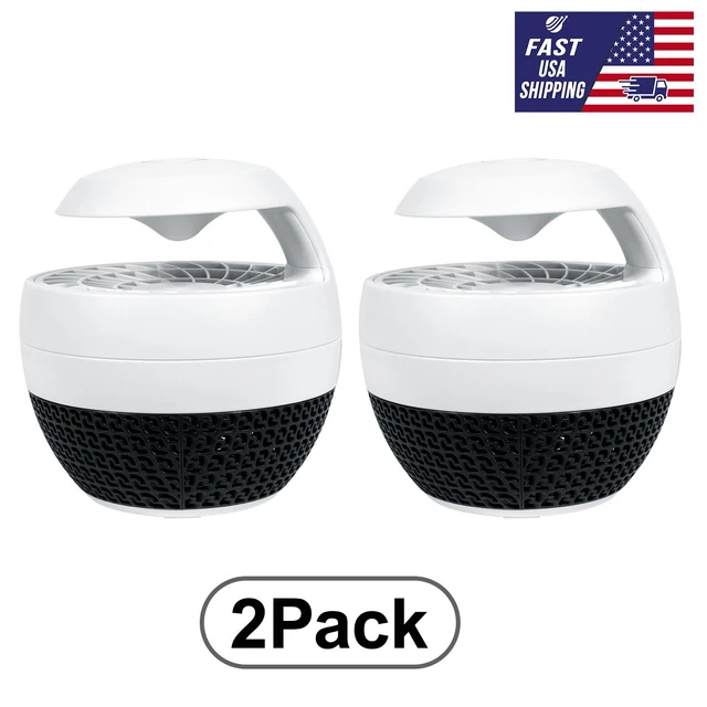 2 Pack YongTong Bug Zapper Electric Insect Flies Trap Zapper Catcher Lamp
