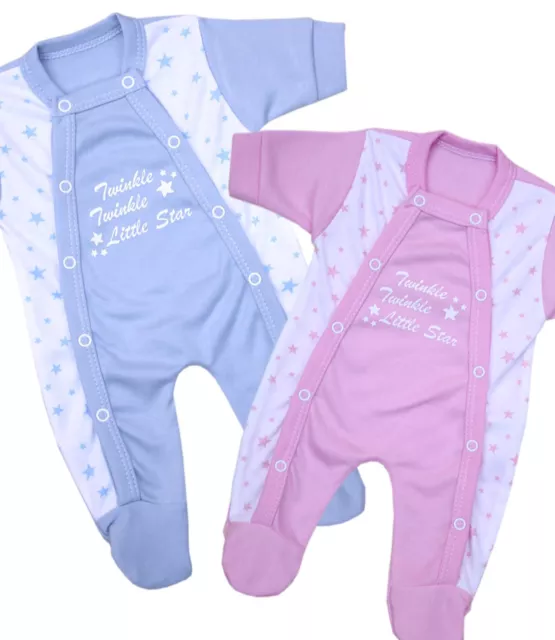 BabyPrem Premature Tiny Baby Clothes Boys Girls Sleepsuit Babygrow One-Piece