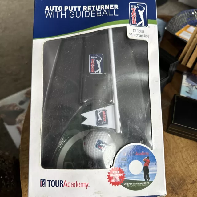 Official PGA Tour Academy Auto Putt Returner with Guideball & Training DVD