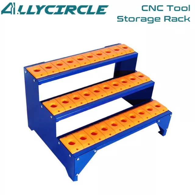 Thickened ABS Material BT30 BT40 Stepped Tool Holder Storage Cabinet 30 Hole