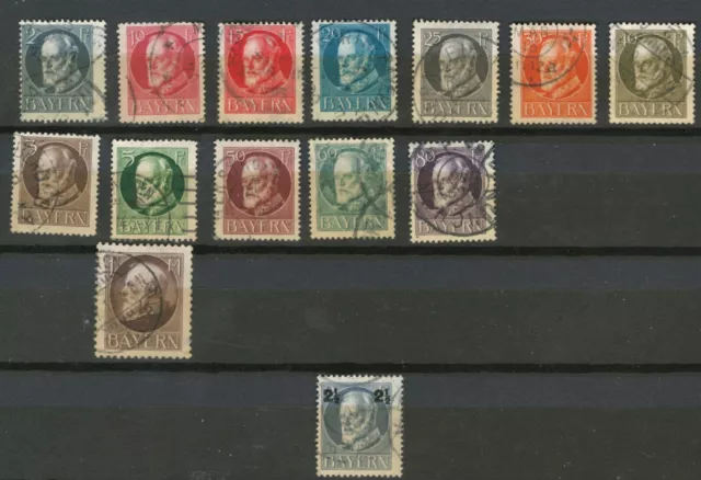 Germany States Bayern Europe Selection   Used  Stamps  Lot (Ger 384)