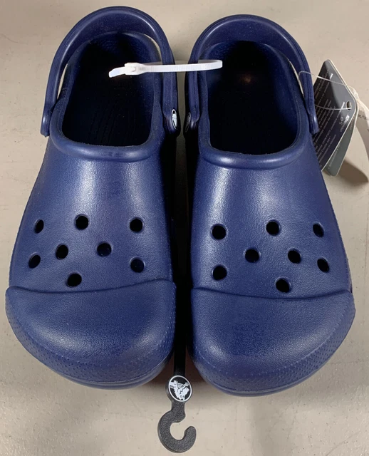NWT NEW SILVER Cloud Rx Crocs Size M Mens 6 7 Womens 8 9 Clogs Unisex Navy Blue 49.95 PicClick