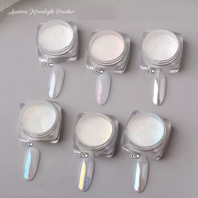 1 Scatola Polvere Glitter Per Unghie Decorazione Per Nail Art Polvere Al+