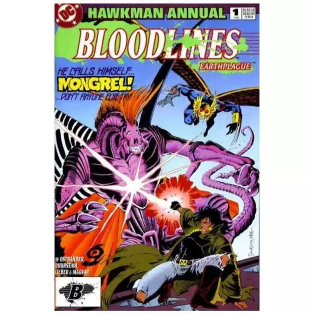 Hawkman (1993 series) Annual #1 in Near Mint minus condition. DC comics [j%