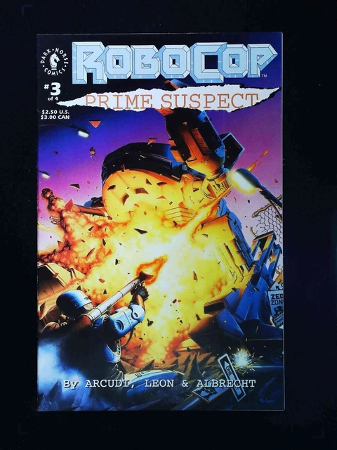 Robocop Prime Suspect #3  Dark Horse Comics 1992 Nm-