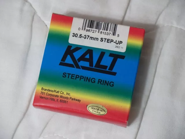 NOS Kalt 30.5mm to 37mm Step Up Ring Metal Adapter