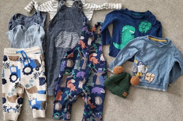 Baby Boys Clothes Bundle 9 - 12 Months Next Marks & Spencers  Mothercare M&S