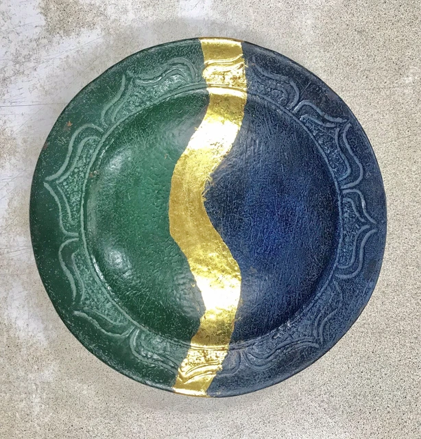 Artistical Painted Pottery Plate  Special Design Ideal Collection