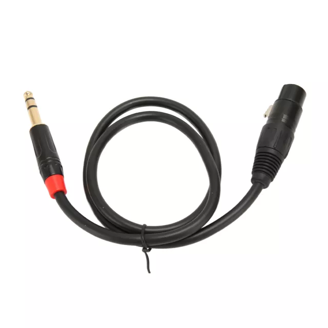 XLR Female To 1/4 TRS Cable 6.35mm Stereo Jack Balanced To 3pin XLR Microphone