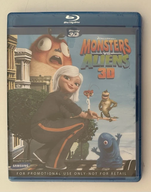 MONSTERS VS ALIENS (3D Blu-ray) Region Free DreamWorks Animated Movie ...