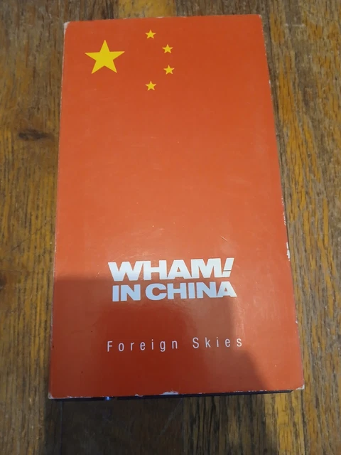 WHAM! IN CHINA - Foreign Skies JAPAN VHS VIDEO 00.2P-102 w/SLIP