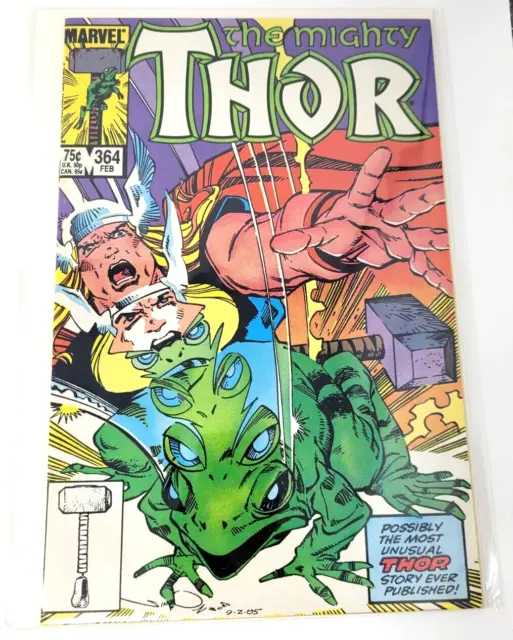 The Mighty THOR #364 FEB 1985 Marvel VF+ NEW 1st Appearance Throg