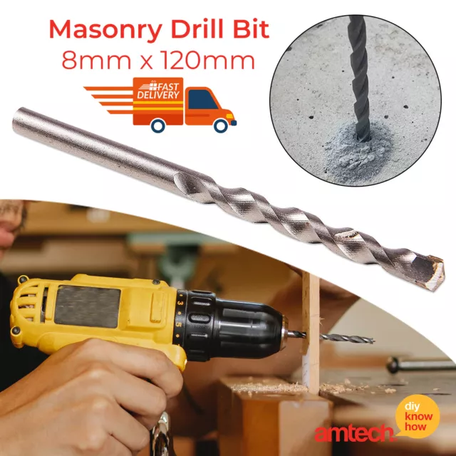 Masonry Drill Bit - Tungsten Carbide Tip - For Stone Concrete Brick Drills Bits