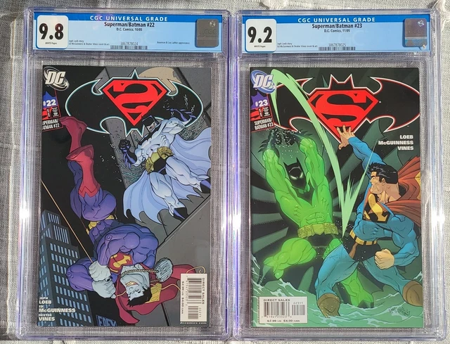 DC Superman/Batman #22 & #23 (2005) CGC LOT, 1st Batman Beyond