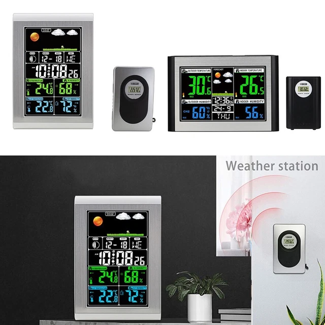 ADVANCED TECHNOLOGY WIRELESS Weather Station with Outdoor Sensor and ...